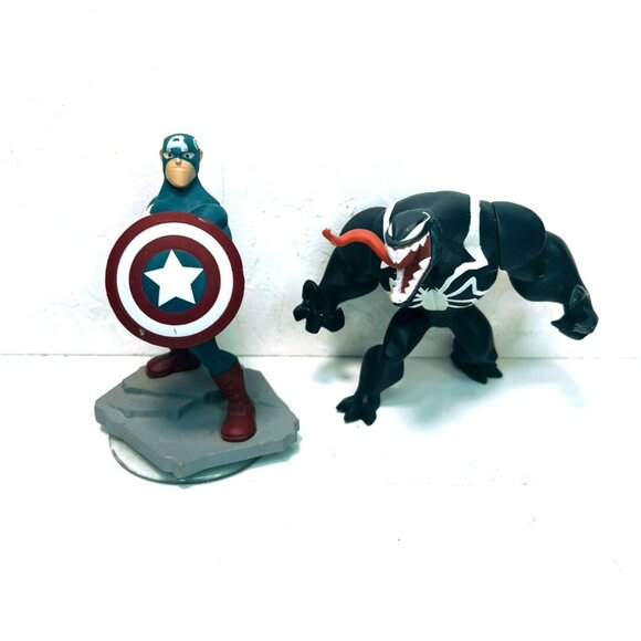 Marvel Disney Infinity Captain America 2.0 Character Figure With Venom - Picture 1 of 4